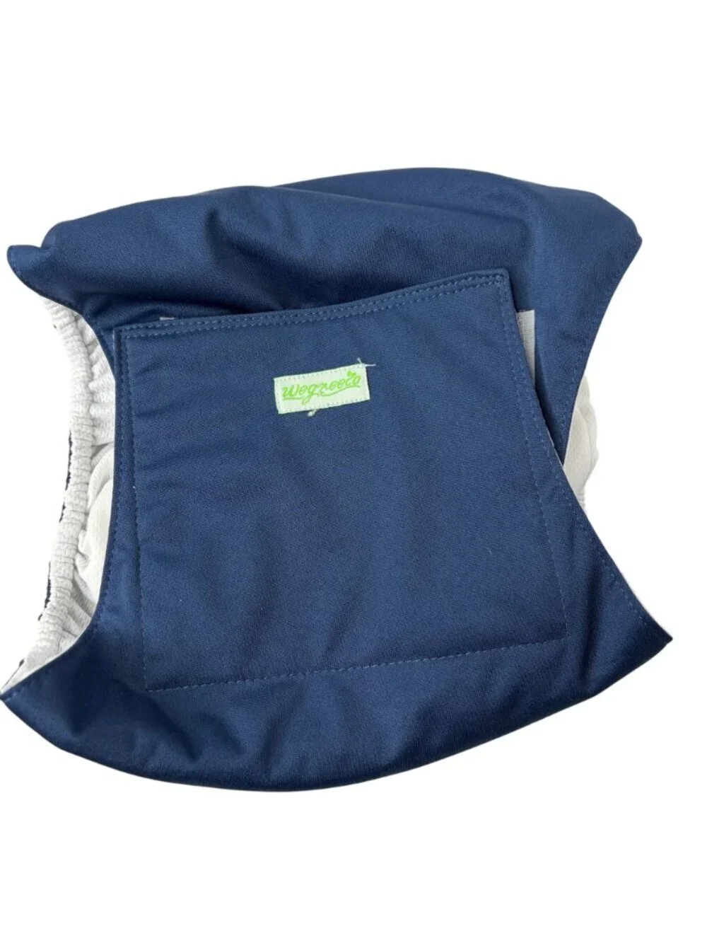 WEGREECO Washable Male Dog Belly Wrap Dog Diapers Medium 3 PACK Black Grey Blue